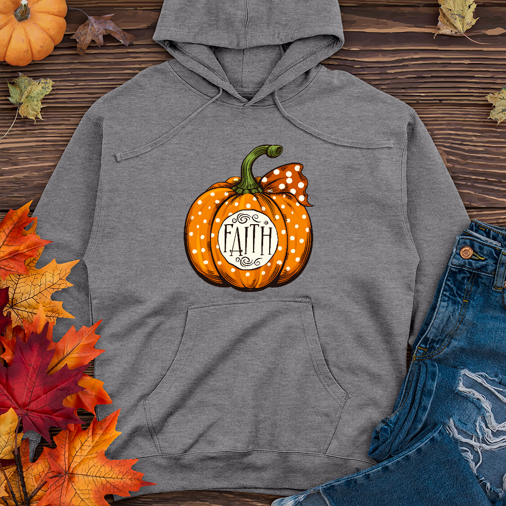 Faith Autumn Pumpkin Midweight Hoodie