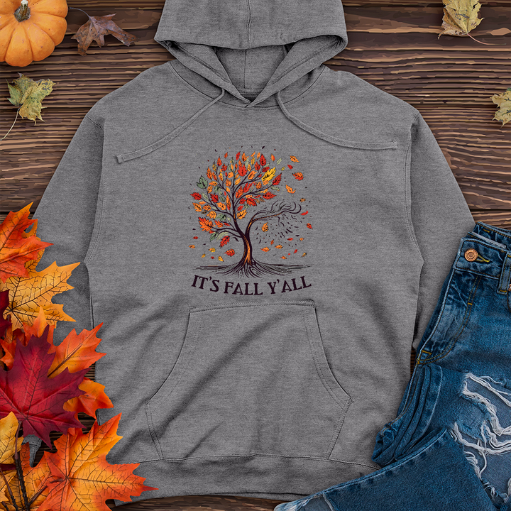 It's Fall Y'all Blooming Midweight Hoodie