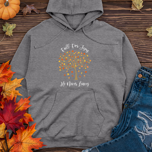 Fall For Jesus Autumn Scene Midweight Hoodie