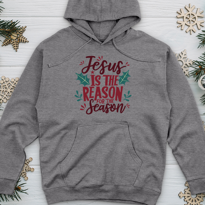 Jesus is the Reason for the Season 2 Midweight Hooded Sweatshirt