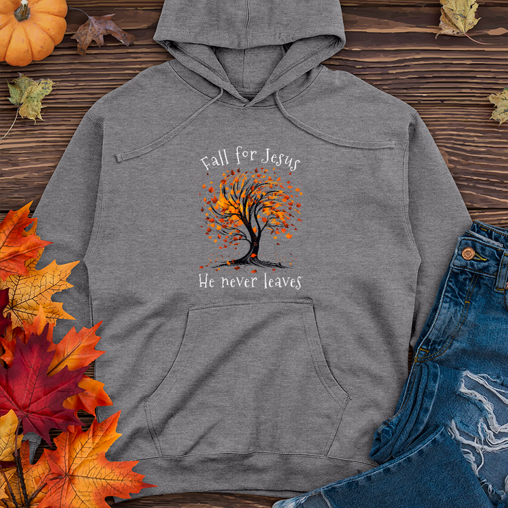 Fall For Jesus Swirl Midweight Hoodie