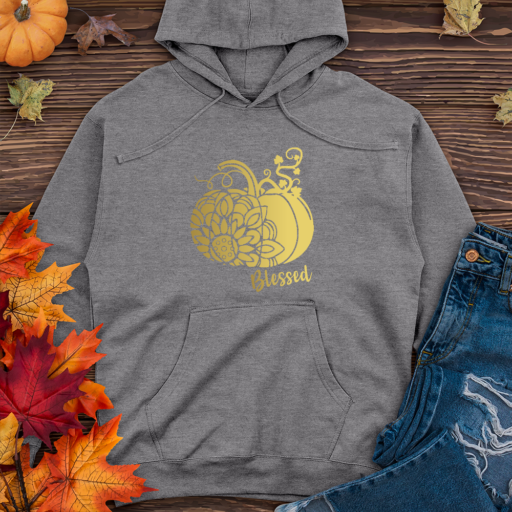 Blss Gol Sunflow Pumpkin Midweight Hoodie