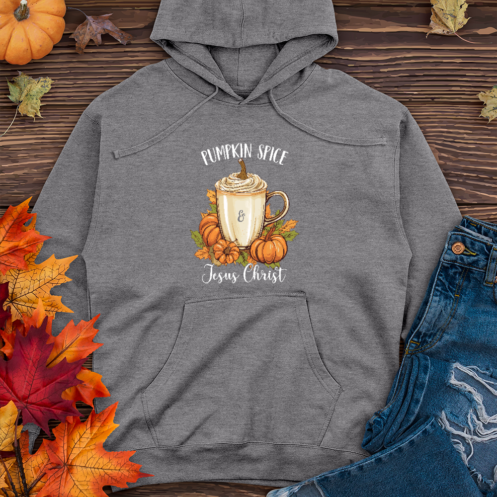 Autumn Latte Pumpkin Midweight Hoodie