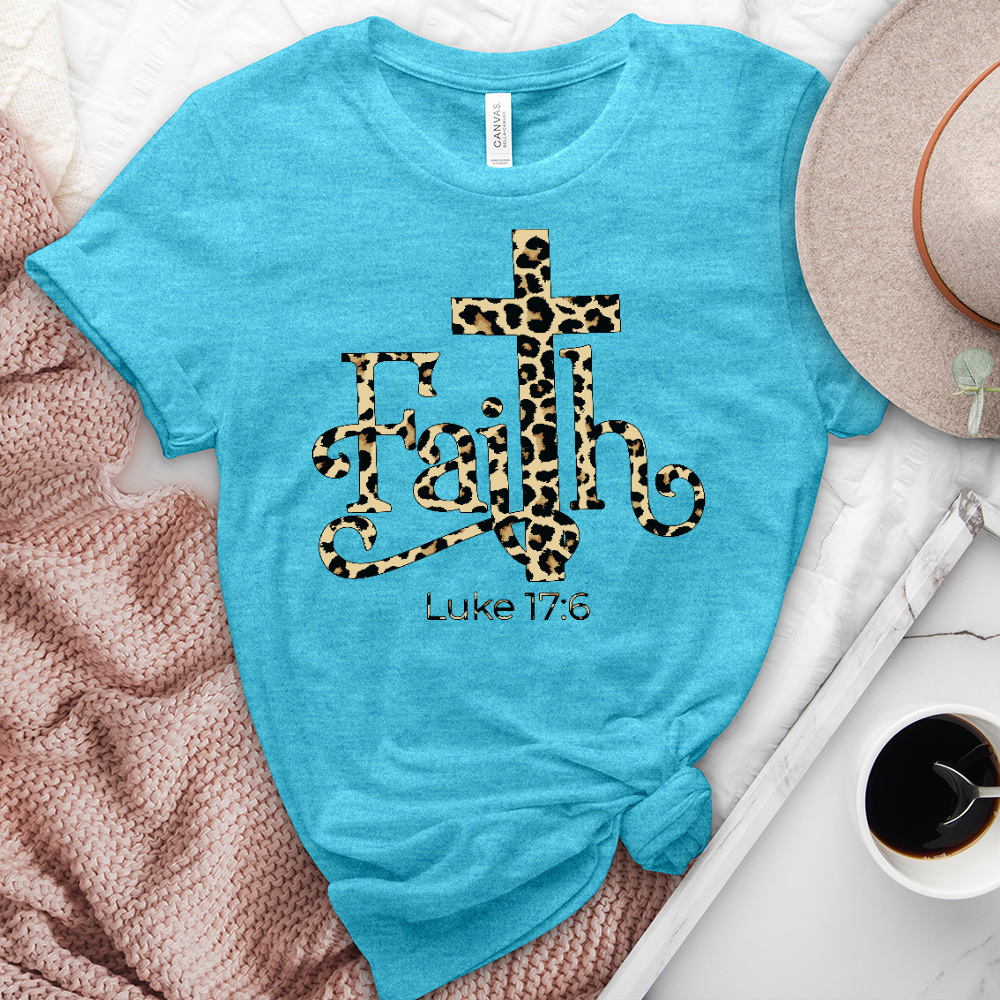 Faith Leopard Tee