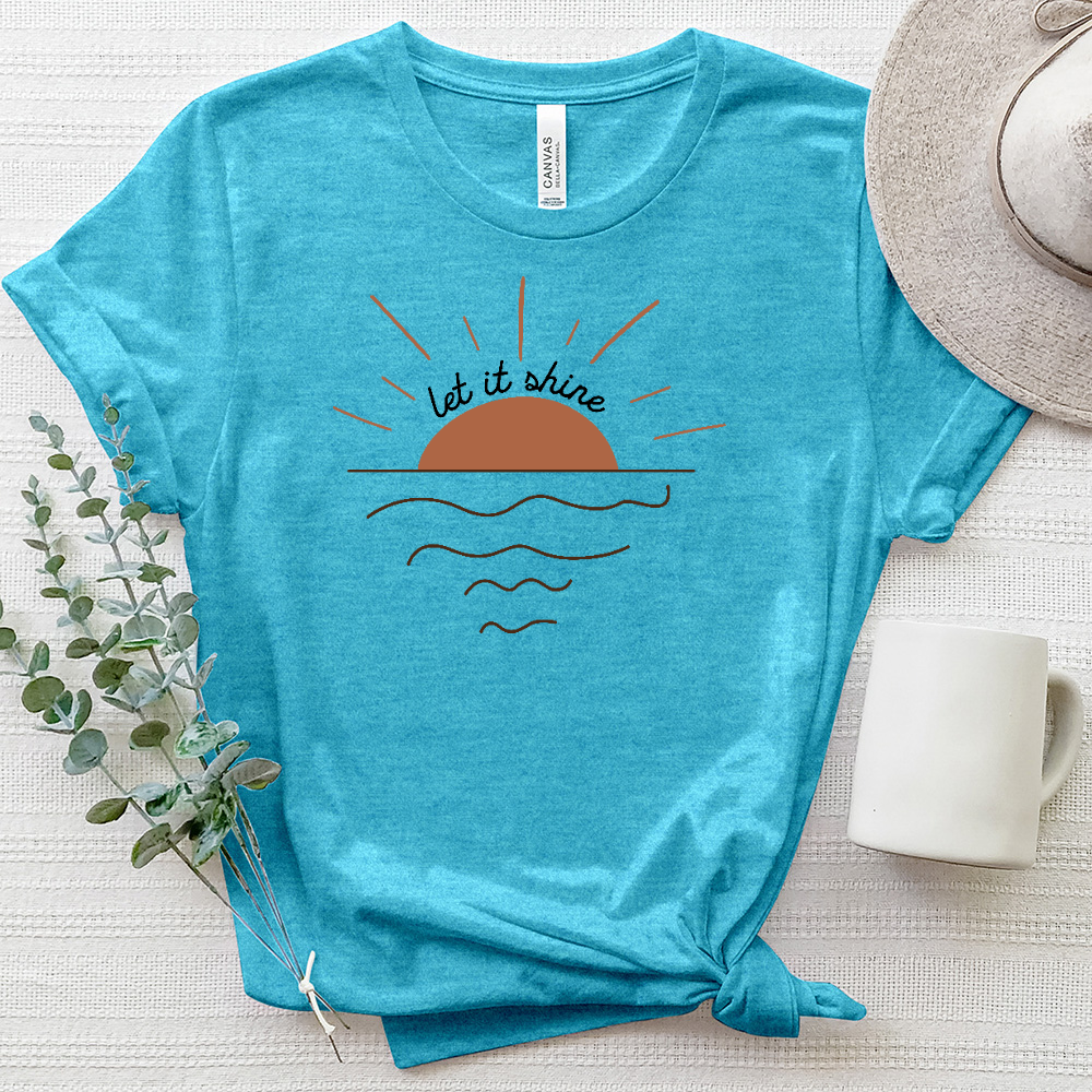 Let it Shine Heathered Tee