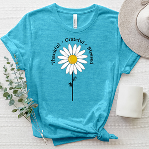 Thankful Daisy Heathered Tee