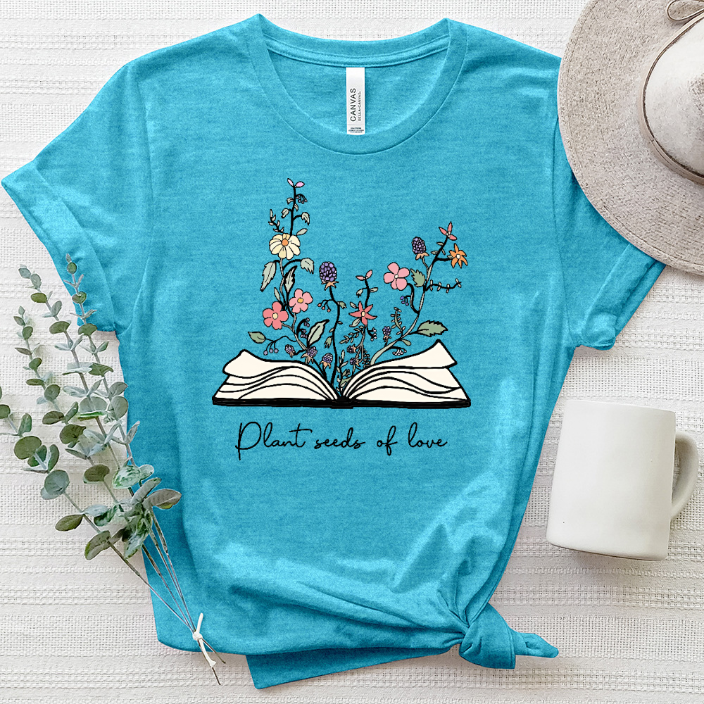 Plant Seeds of Love Bible Heathered Tee