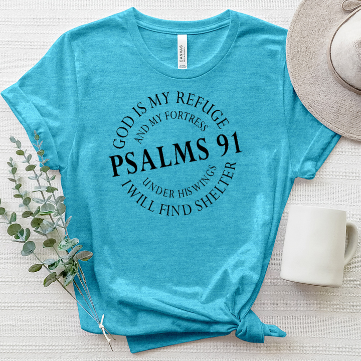 Psalm 91 Heathered Tee