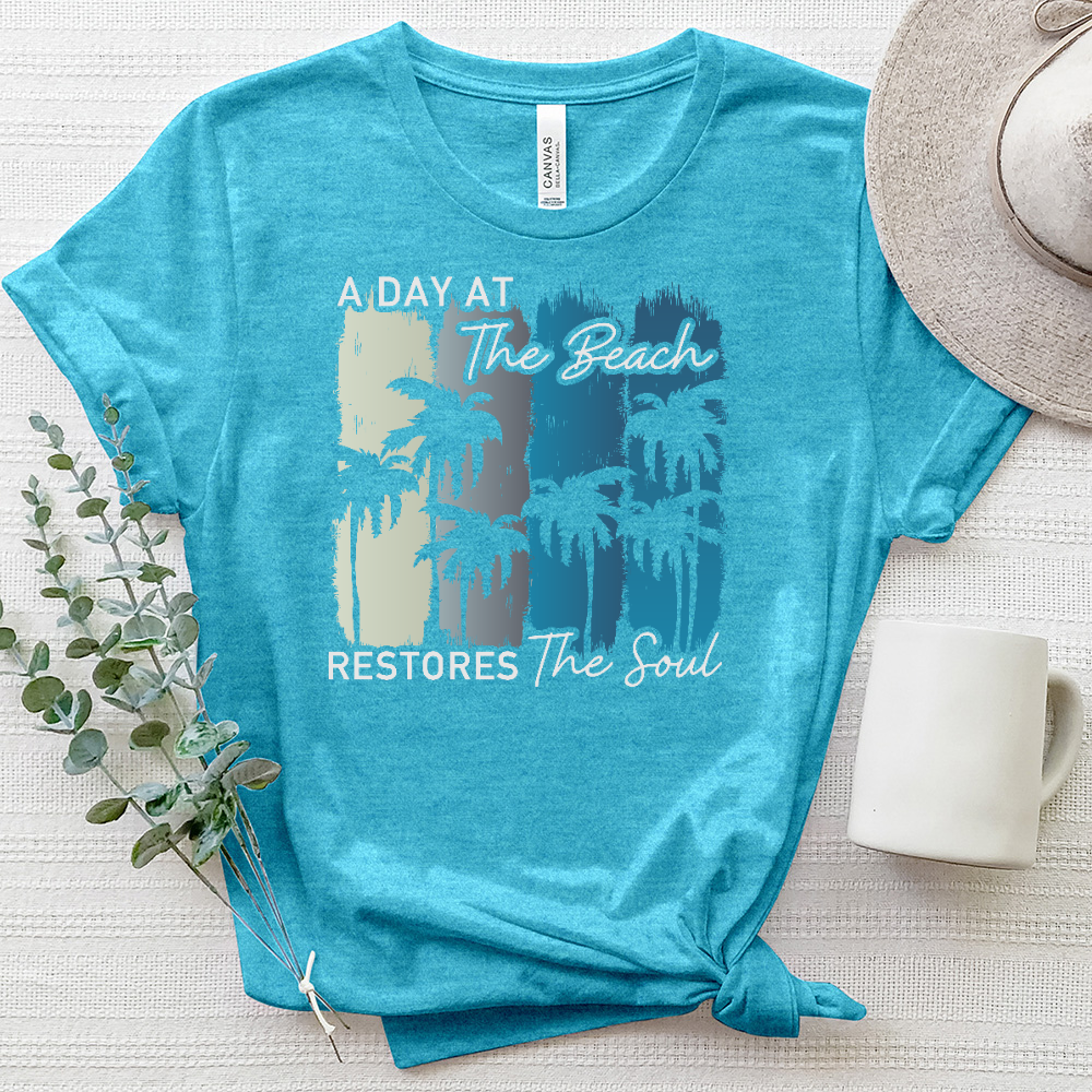 Restores The Soul Watercolor Heathered Tee