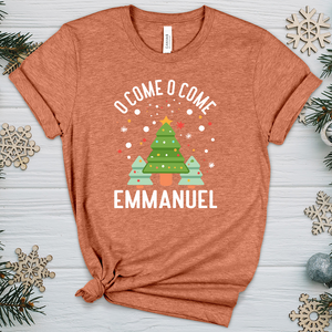 O Come o Come Emmanuel Heathered Tee