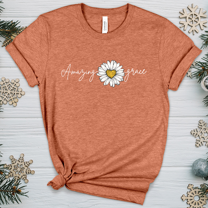 Amazing Grace Heathered Tee