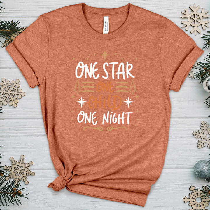 One Star One Child One Night Heathered Tee