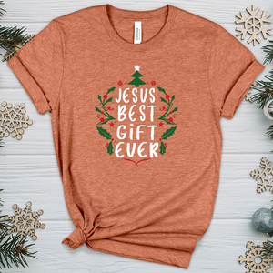 Jesus Best Gift Ever Heathered Tee