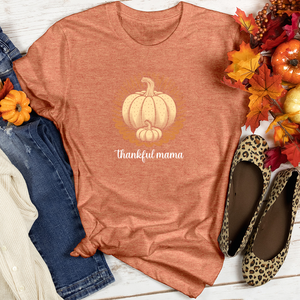 Retro Foodie Pumpkin Heathered Tee