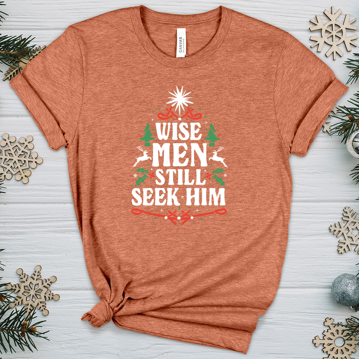 Wise Men Still Seek Him Heathered Tee