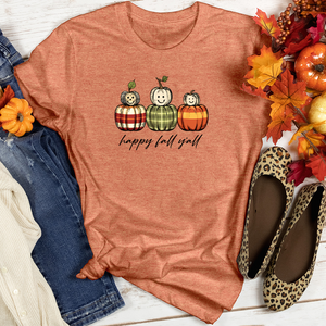 Happy fall yall Heathered Tee