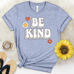 Groovy Be Kind Heathered Tee