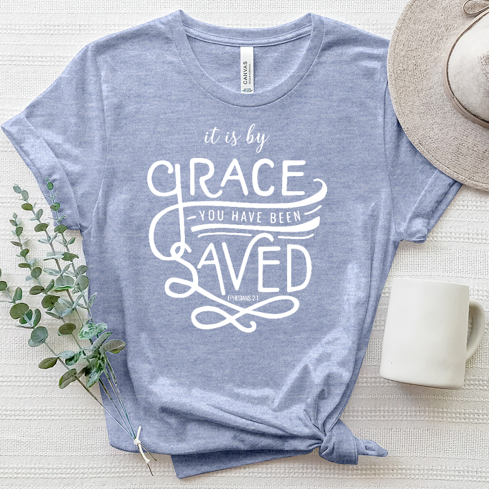 It Is by Grace Heathered Tee