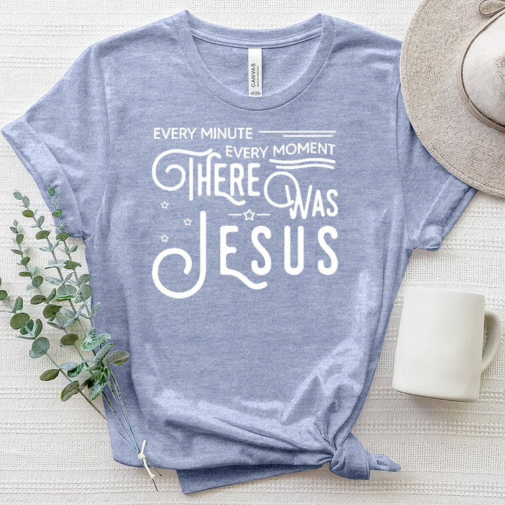 There Was Jesus(White) Heathered Tee