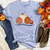 Thankful Grateful Blessed Pumpkin Patch Heathered Tee