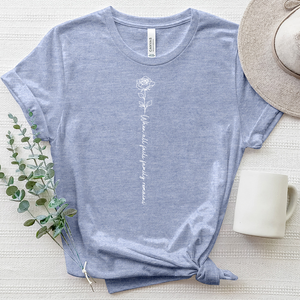 Family Remains Rose Heathered Tee