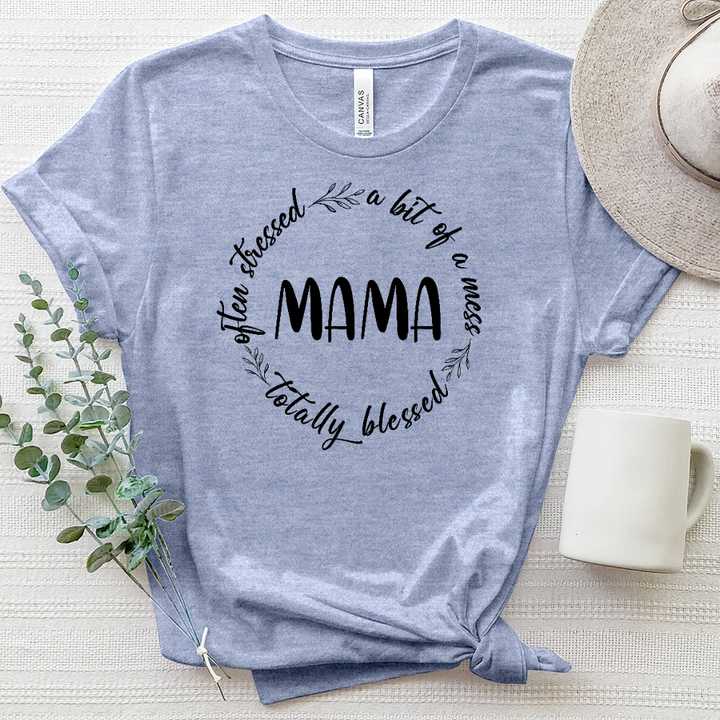 Mama Is Circle Heathered Tee