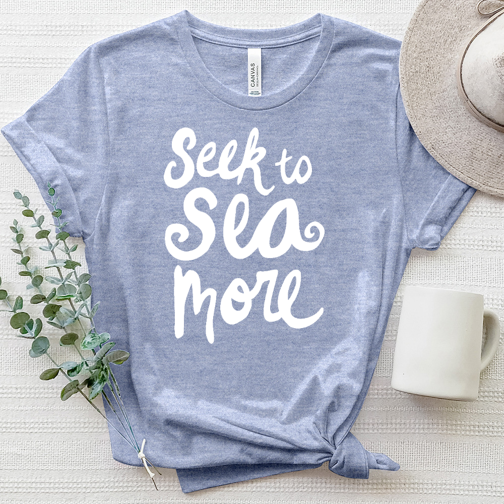 Sea More Heathered Tee