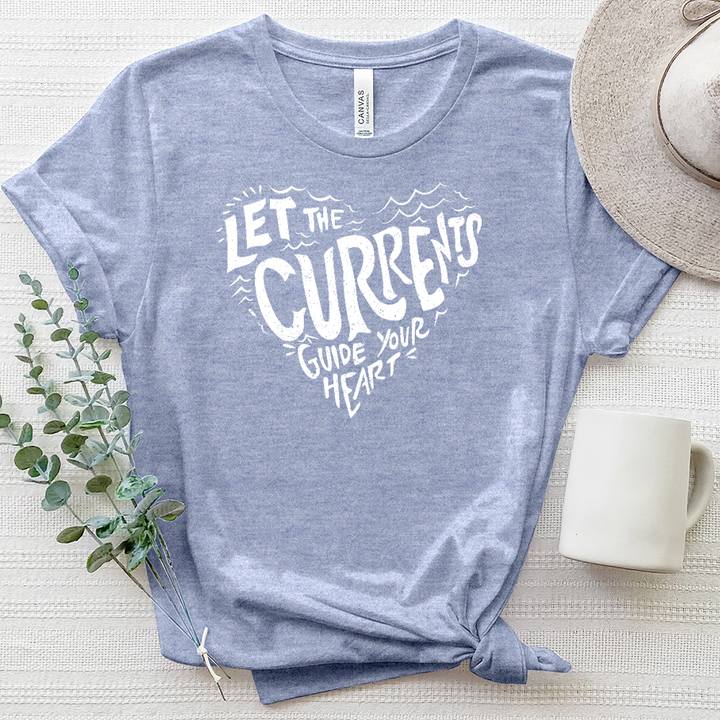 Guide Your Heart Heathered Tee