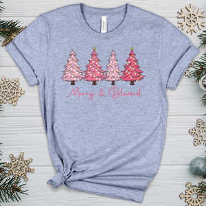 Merry & Blessed Heathered Tee