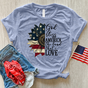 Land That I love Sunflower Heathered Tee