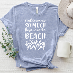 God Gave Us the Beach Heathered Tee