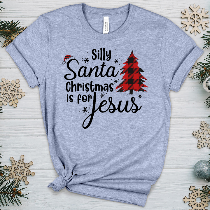 Silly Santa Heathered Tee