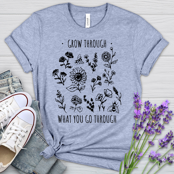 Grow Through Garden Heathered Tee