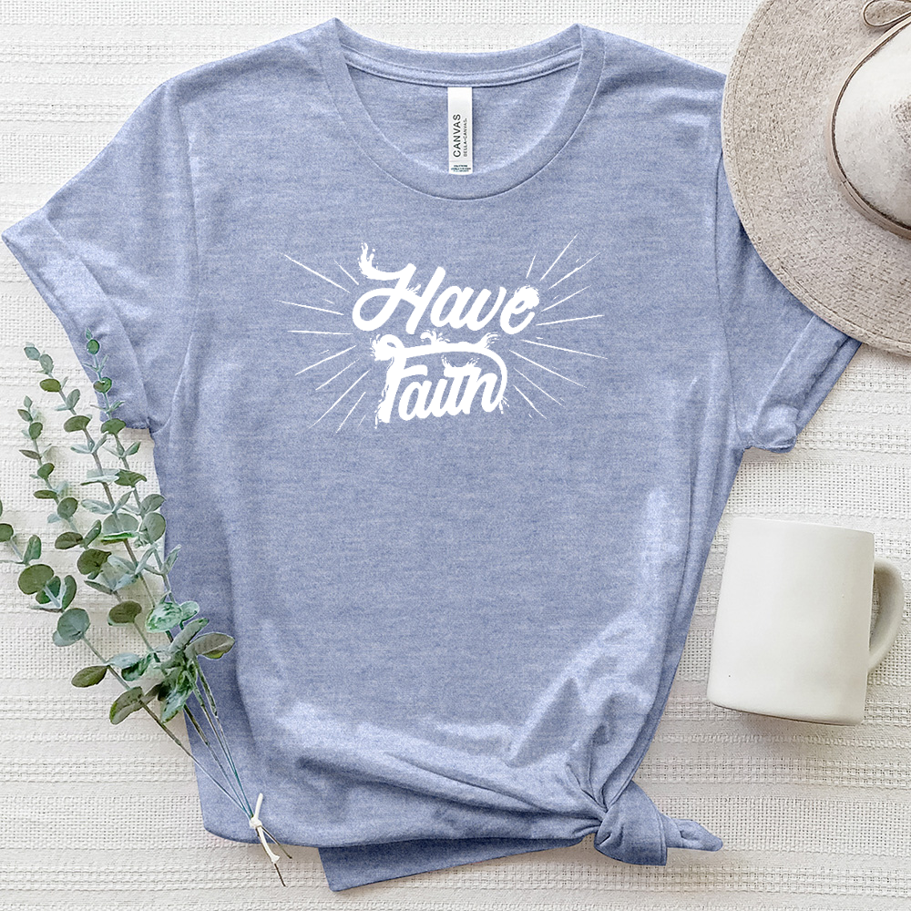 Have Faith Heathered Tee