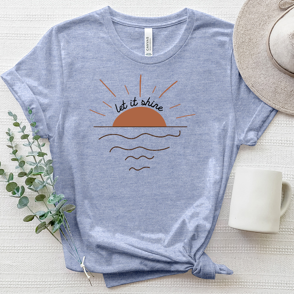 Let it Shine Heathered Tee