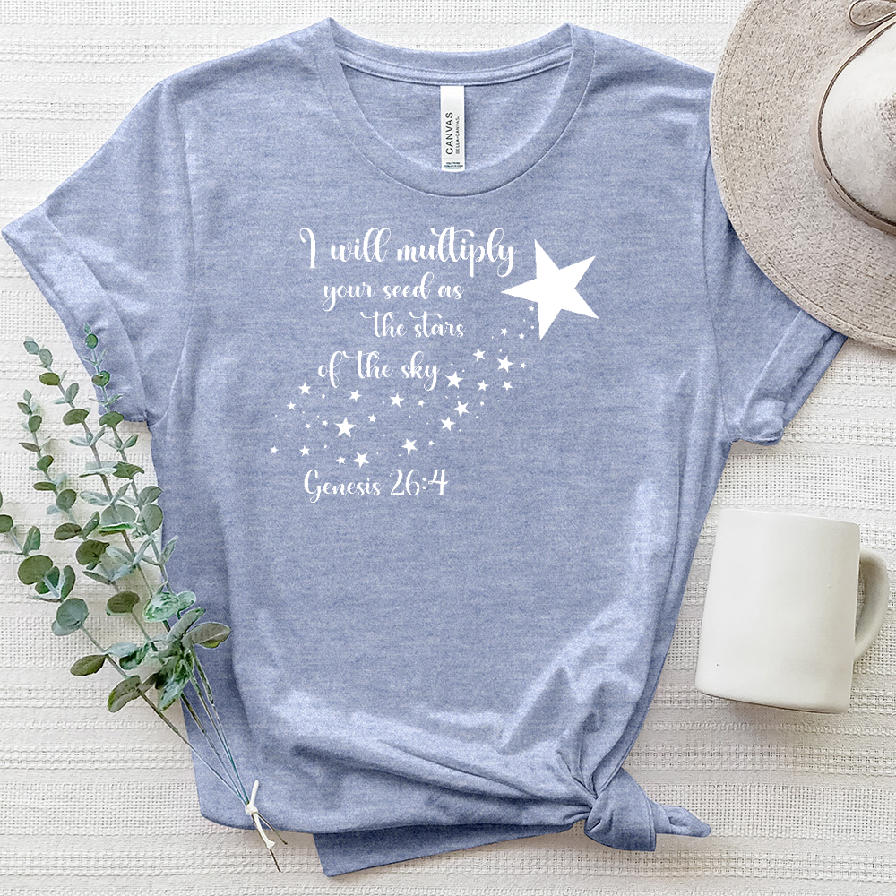 The Stars of the Sky Genesis 264 Heathered Tee