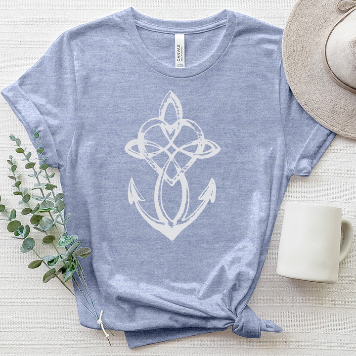 Infinity Anchor Heathered Tee