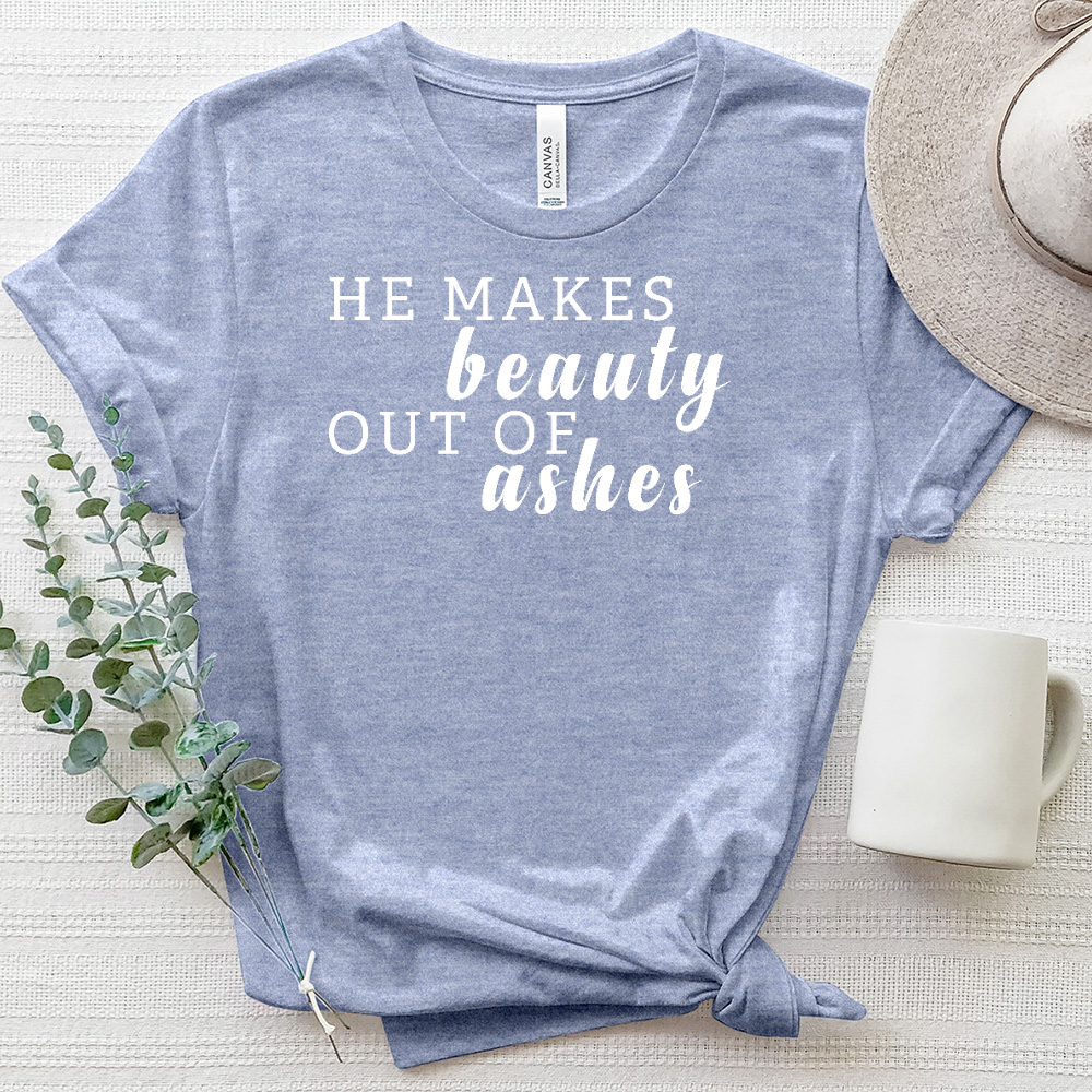 He Makes Beauty Heathered Tee