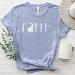 Faith & Summer Heathered Tee