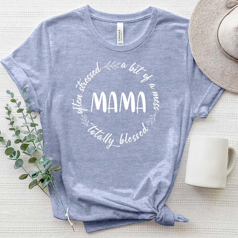 Mama Is Circle Heathered Tee