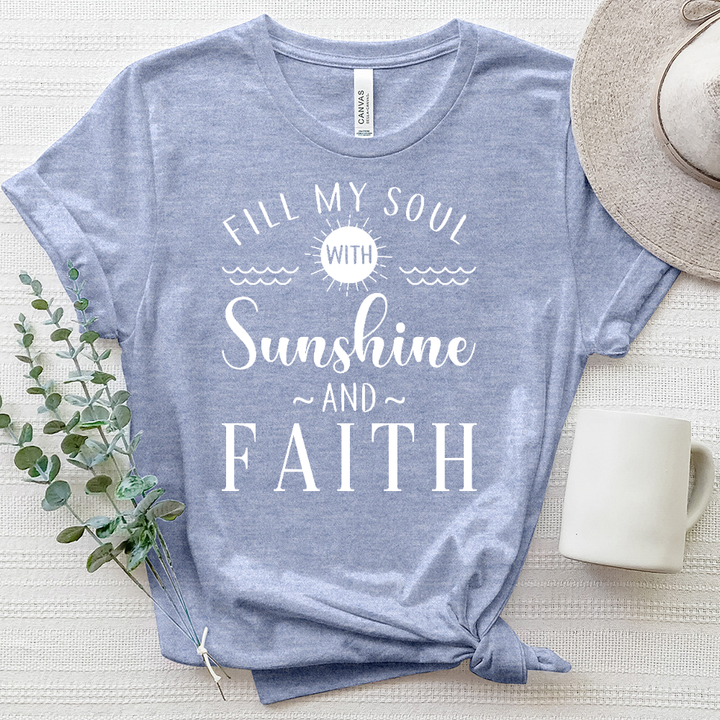 Fill My Soul Heathered Tee