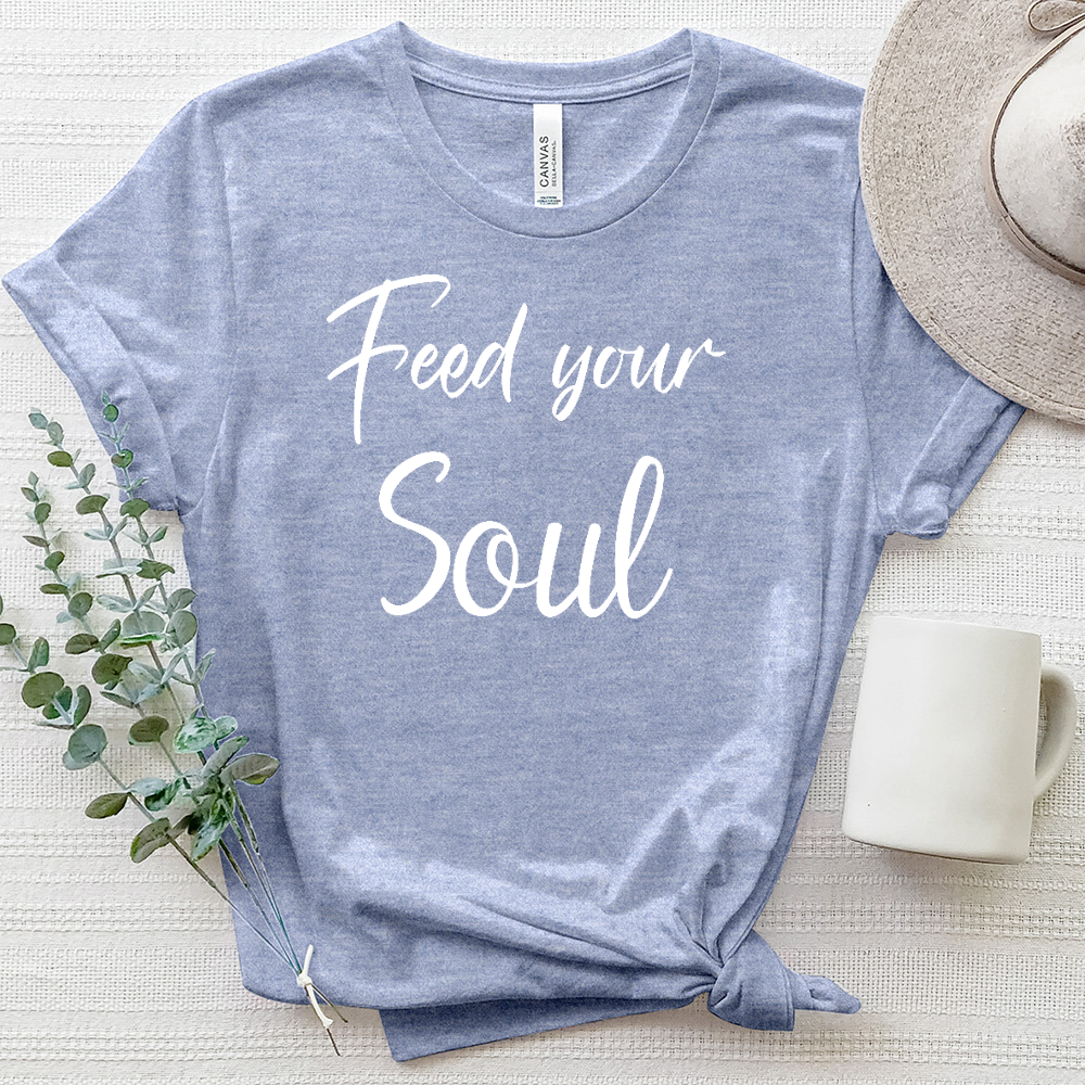 Feed Your Soul Heathered Tee