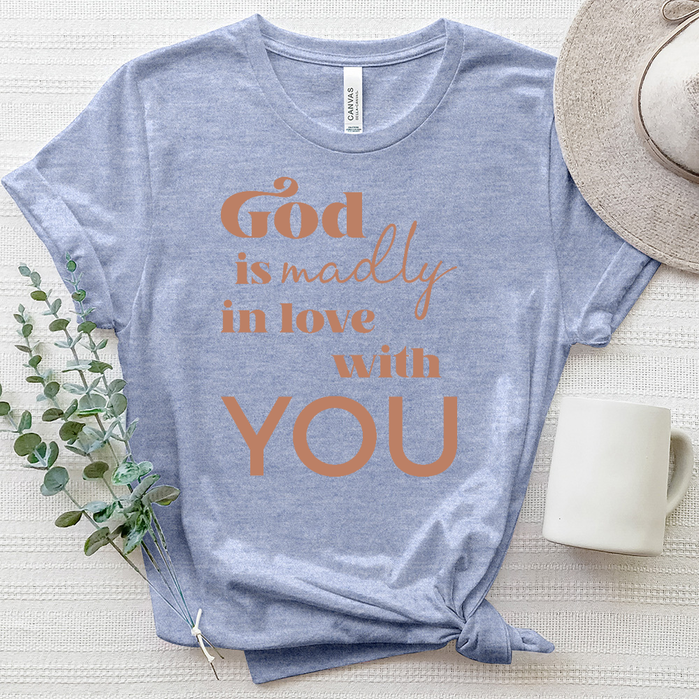 God Is Inlove With You Heathered Tee