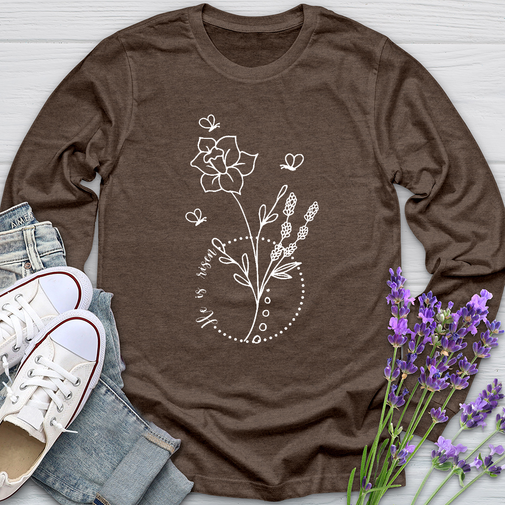 He Is Risen Bees Long Sleeve Tee