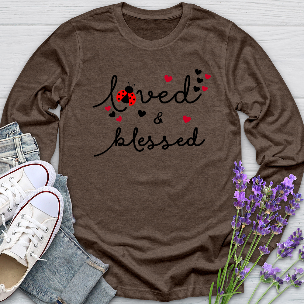 Loved & Blessed Ladybug Long Sleeve Tee