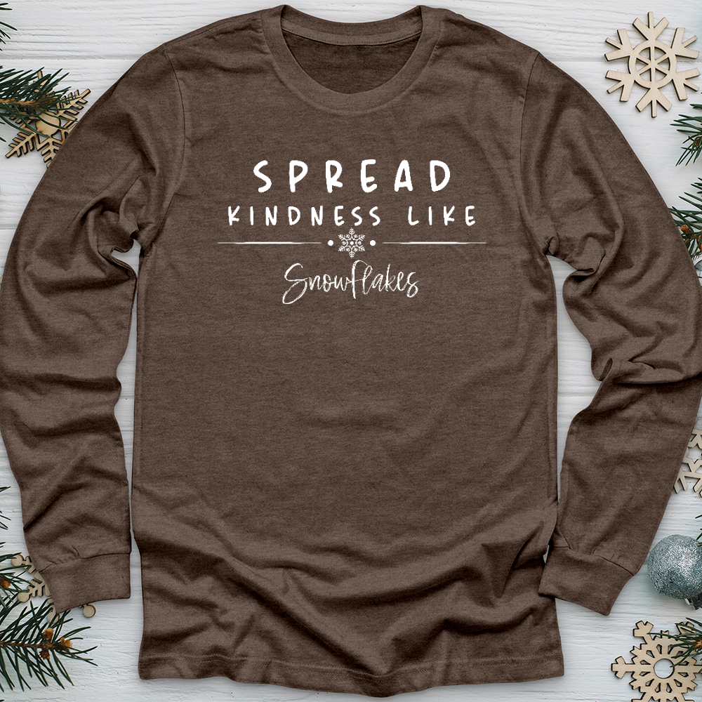 Snowflake Kindness Long Sleeve Tee