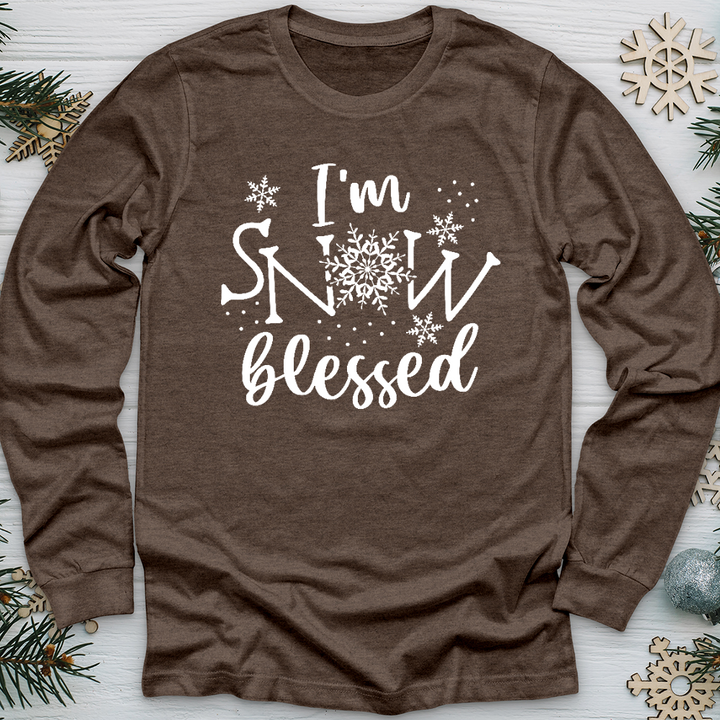 Snow Blessed Snowflake Long Sleeve Tee