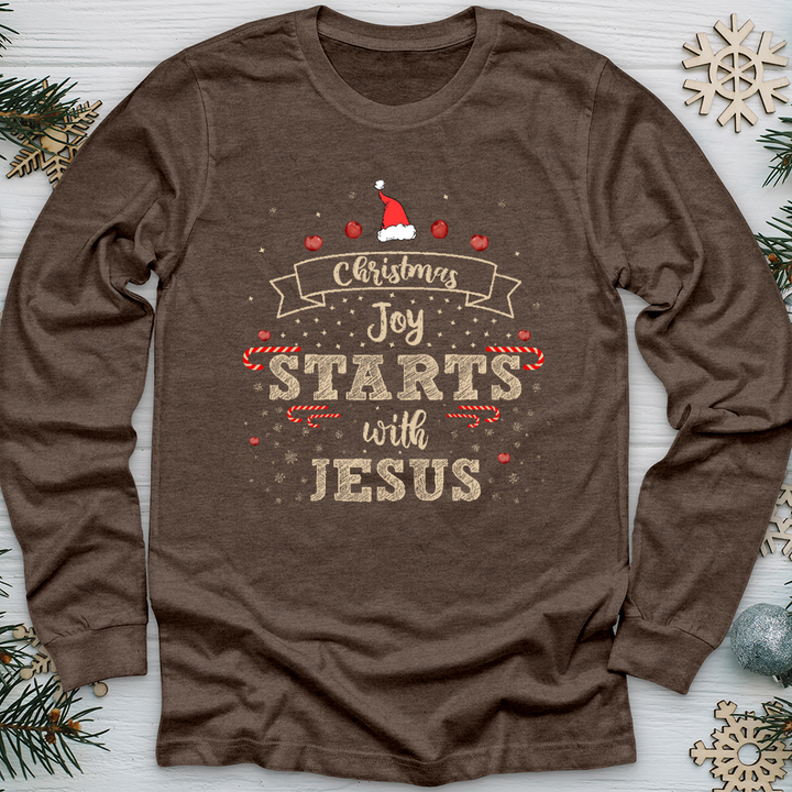 Christmas Joy Long Sleeve Tee