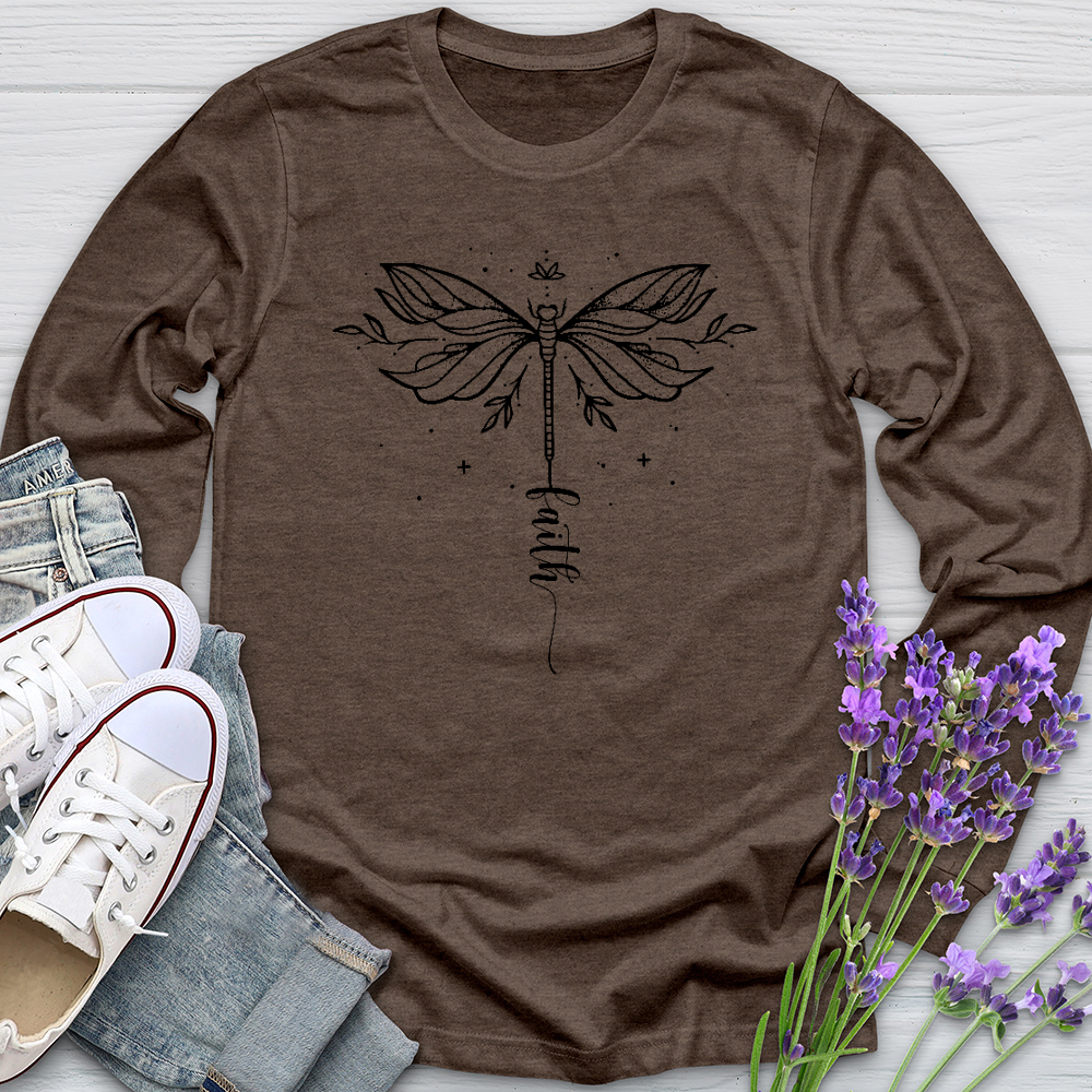 Simple Faith Dragonfly Long Sleeve Tee