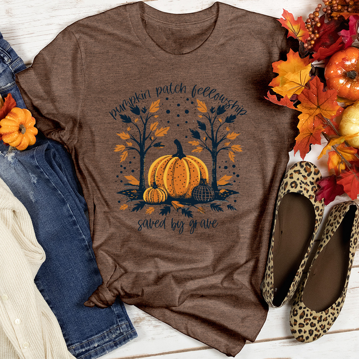 Grow In Grace Pumpkin Patch Heathered Tee